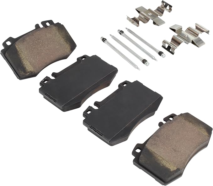 Premium Semi-Metallic Front Brake Pads Compatible - Image 2