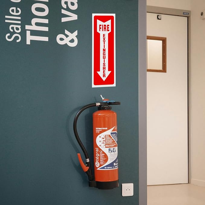 Madrigal fire extinguisher inside sticker, fire extinguisher sign, 8 - Image 7