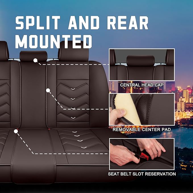Car Seat Covers for Chrysler Pacifica 2004-2025, Stylish Sport Seat Cover - Image 6