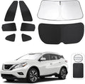TINGLU Window Shades for Nissan Murano 2015-2024 Accessories Car Side Full by TINGLU