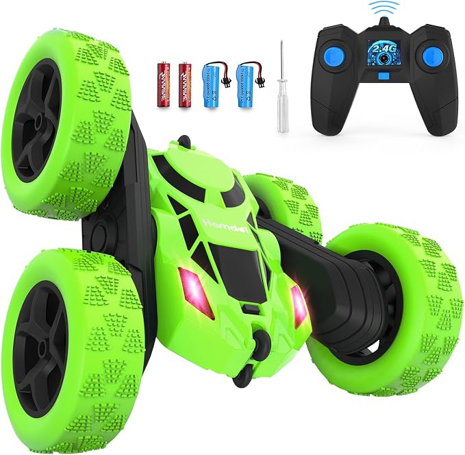Remote Control Car, Double Sided 360°Rotating 4WD RC Cars by Hamdol