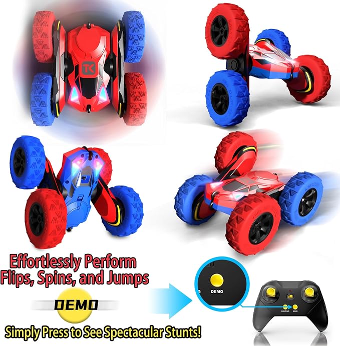 Threeking RC Stunt Car Remote Control Cars - Image 3