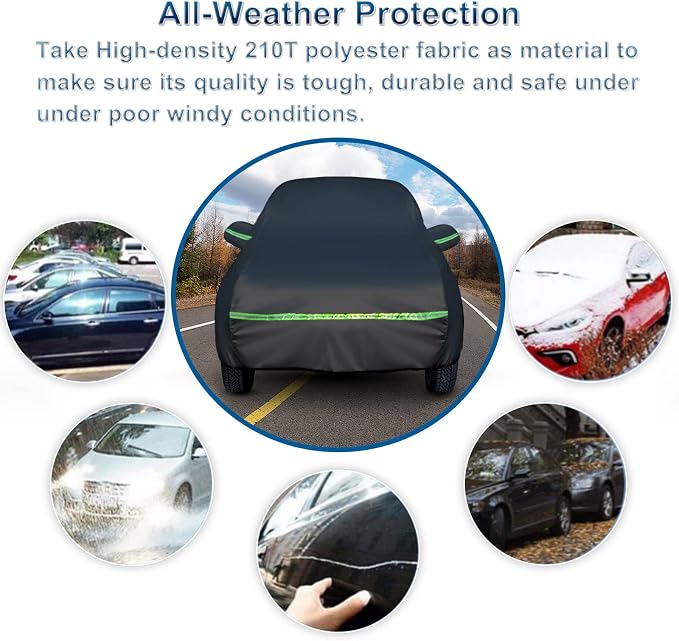 for New Beetle Car Cover Waterproof All Weather Heavy Duty Protection Outdoor - Image 6