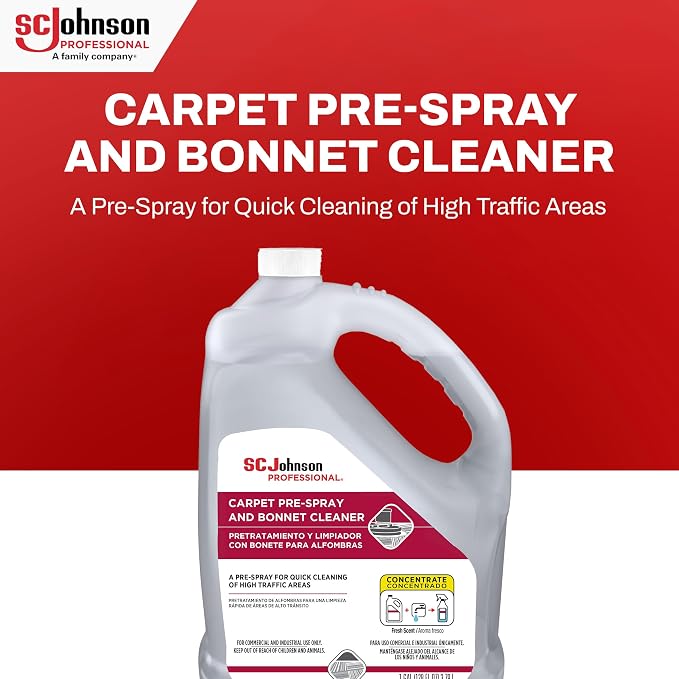 SC Johnson Professional Carpet Pre-Spray and Bonnet Cleaner, Carpet Cleaner - Image 2