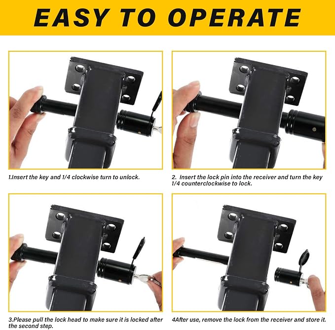 Trailer Hitch Lock, Hitch Lock - Image 7