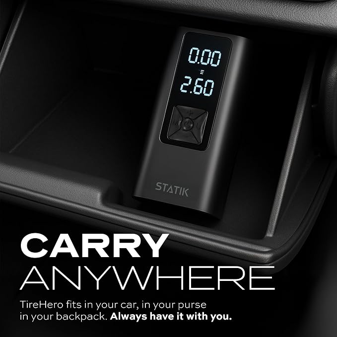 STATIK TireHero Car Tire Inflator Portable Air Compressor - Image 6