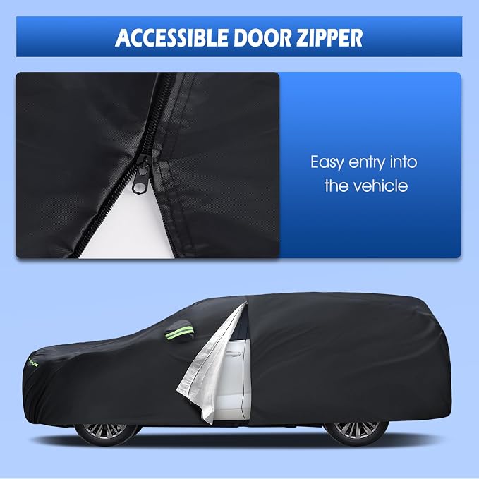Car Cover Custom Fit for Toyota Highlander 2001-2025, Migaven Waterproof Full - Image 2