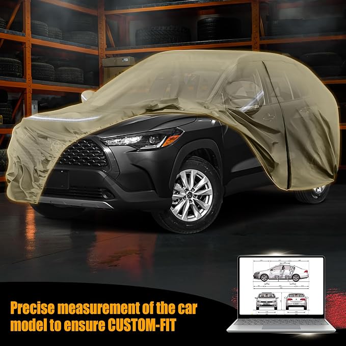 Waterproof Car Covers Replace for 2019-2025 Toyota Corolla Cross, Windproof - Image 8