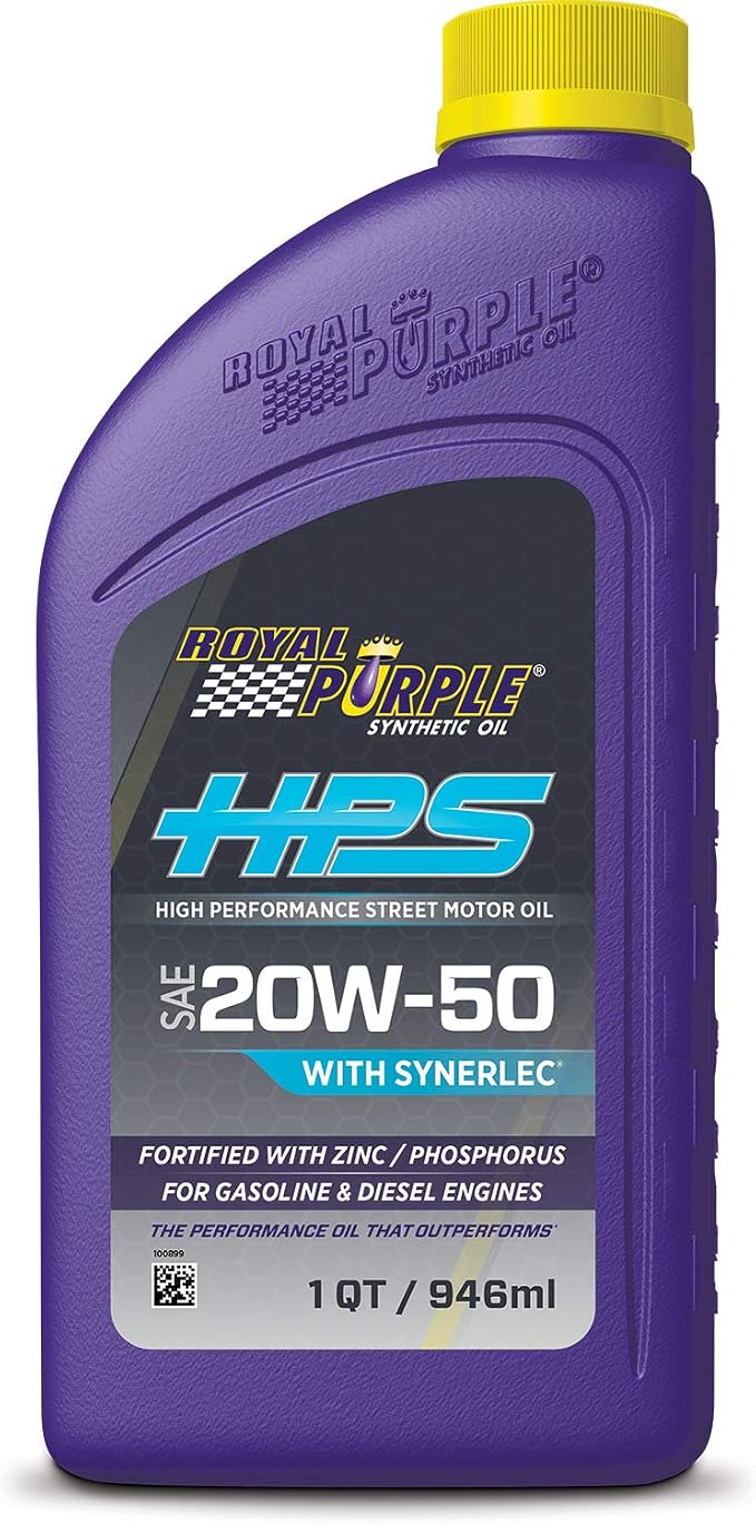 Royal Purple Motor Oil, HPS High Performance Street, High Zinc, 1 qt Bottle - Image 3