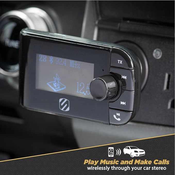 Scosche SBTFM2-XCES0 Select Bluetooth 5.0 FM Transmitter w/ Dual USB Charger - Image 5
