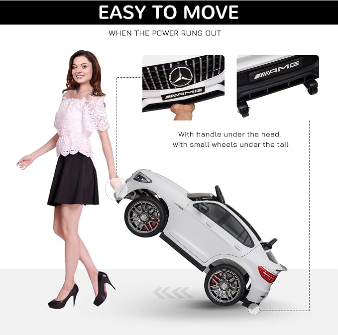 Aosom 12V Toddler Ride On Car - Image 4