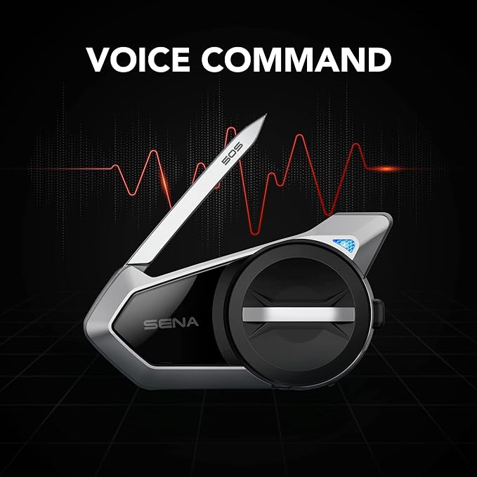 Sena 50S Motorcycle Jog Dial Communication Bluetooth Headset w/Sound by Harman - Image 3
