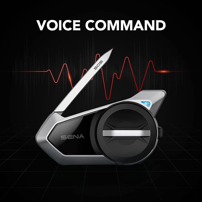 Sena 50S Motorcycle Jog Dial Communication Bluetooth Headset w/Sound by Harman - Image 3