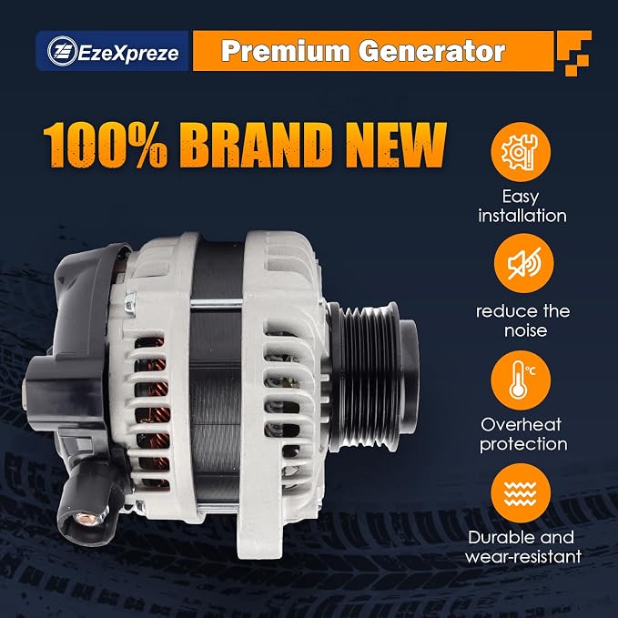 Ezexpreze Alternator Fit for Honda Odyssey 3.5L V6 2014-2017, 130Amp CW - Image 4