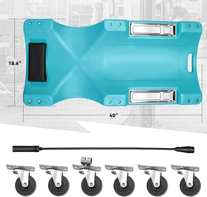 Auto Dynasty 40 Inches Mechanic Creeper, Automotive Garage Repair Low Profile - Image 5