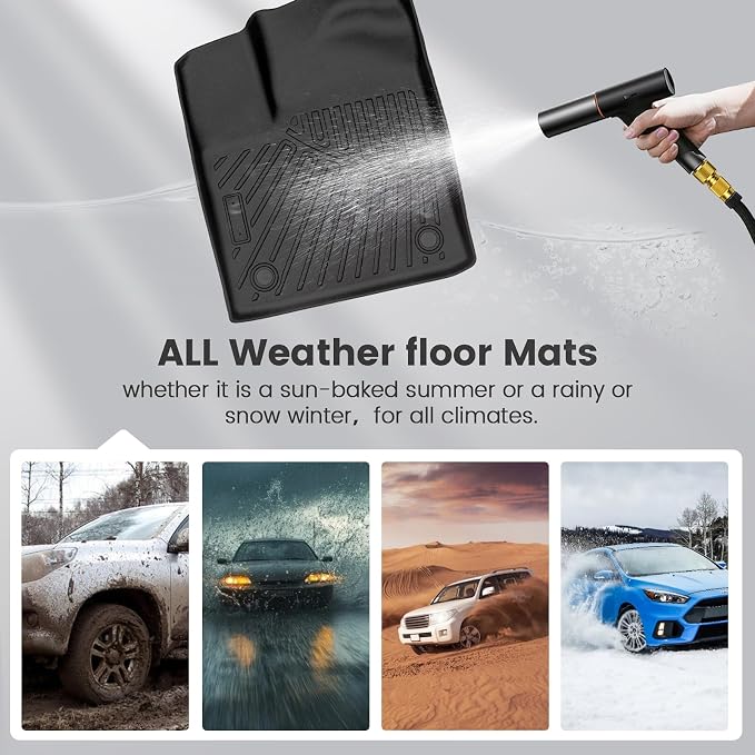 KMF Custom Fit Floor Mats for Subaru Forester 2025 Accessories, All Weather - Image 6