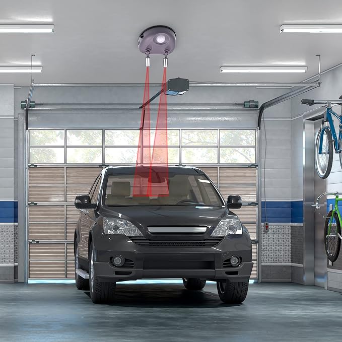 Park Dual Laser Garage Assist Parking Guide Aid ABS Car Garage Sensor - Image 6