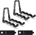 3-H Heavy Duty Garage Hooks 4 Pack, One-Piece Construction Garage Wall Hooks by 3-H