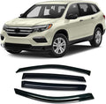 Window Visor Compatible with Honda Pilot 2016-2022 Wind Deflector Sun/Rain by GLDIFA