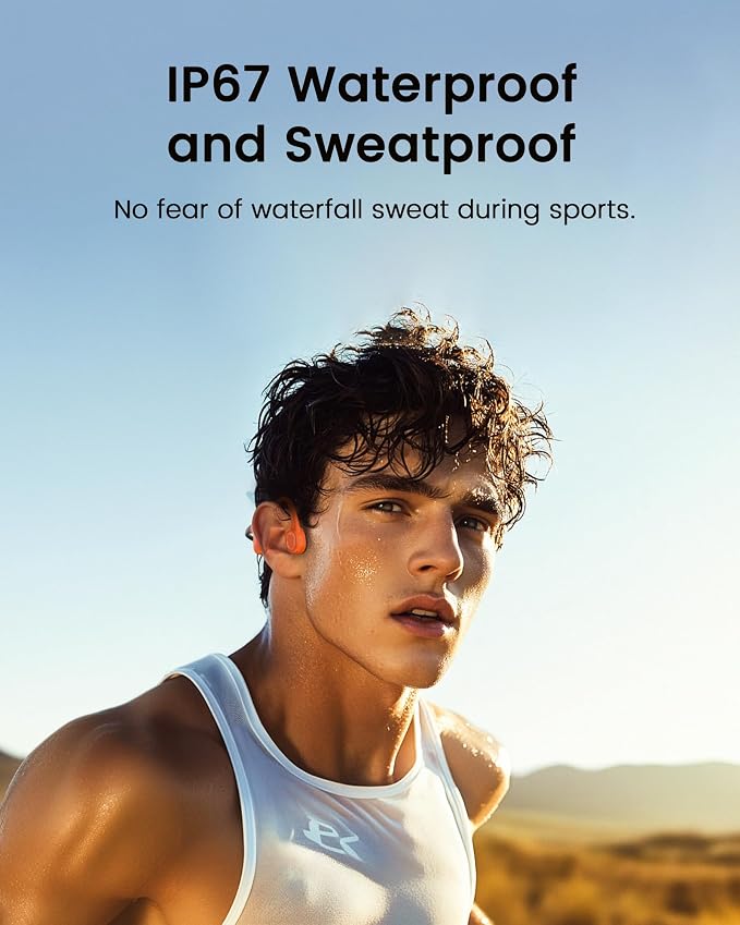 Aerra Bone Conduction Sport Headphones, IP67 Waterproof Workout Earphones - Image 3
