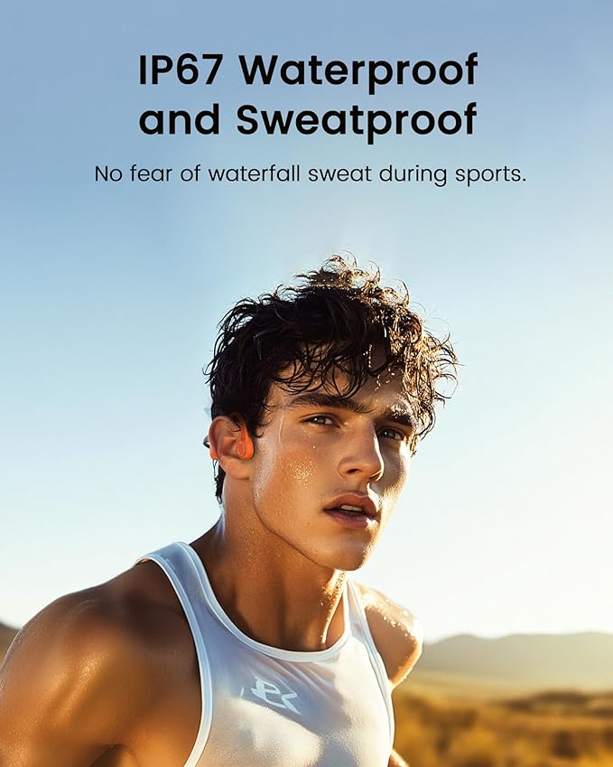 Aerra Bone Conduction Sport Headphones, IP67 Waterproof Workout Earphones - Image 3