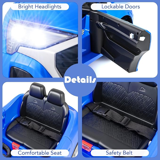 Licensed Audi SQ8 Ride on Car by OLAKIDS, 12V Kids Electric Vehicle - Image 8