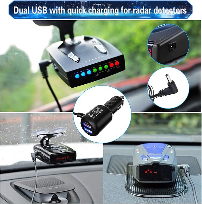 Radar Detector Power Cord, for Uniden Escort Valentine Beltronics Passport Cobr - Image 7