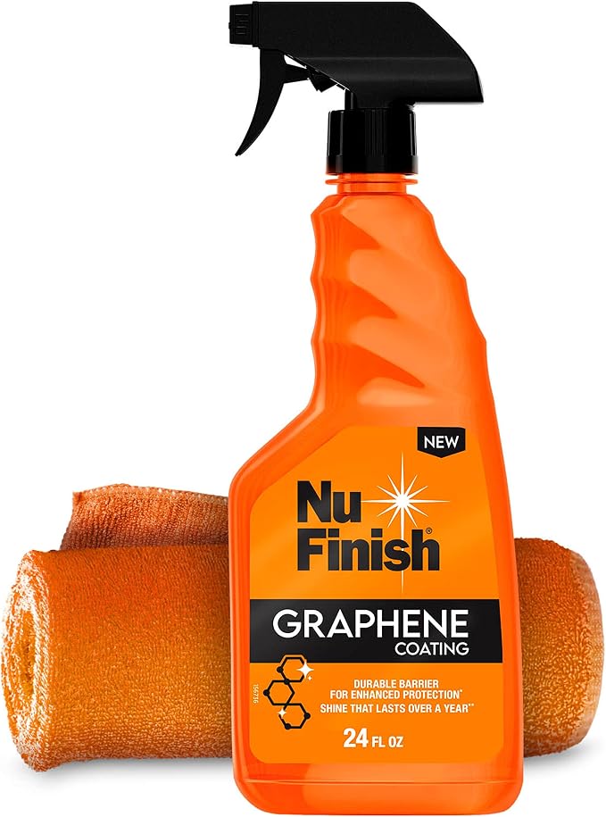Nu Finish Water-Repellent Ceramic and Graphene Technology Vehicle Finishing Kit by NuFinish
