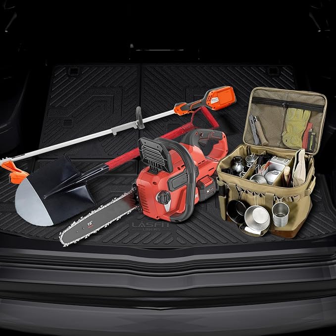 LASFIT Floor Mats&Trunk Mat for Toyota Highlander 2014-2019, All Weather TPE - Image 9