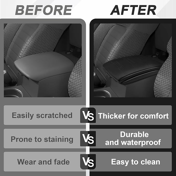 Muslogy Center Console Armrest Cover Compatible - Image 6