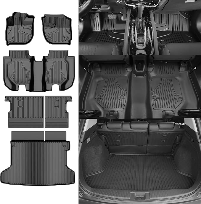 2016-2021 2022 HRV Floor Mats & Cargo Liner & Backrest Mat Fit by TTXLIGHTING%C2%AE
