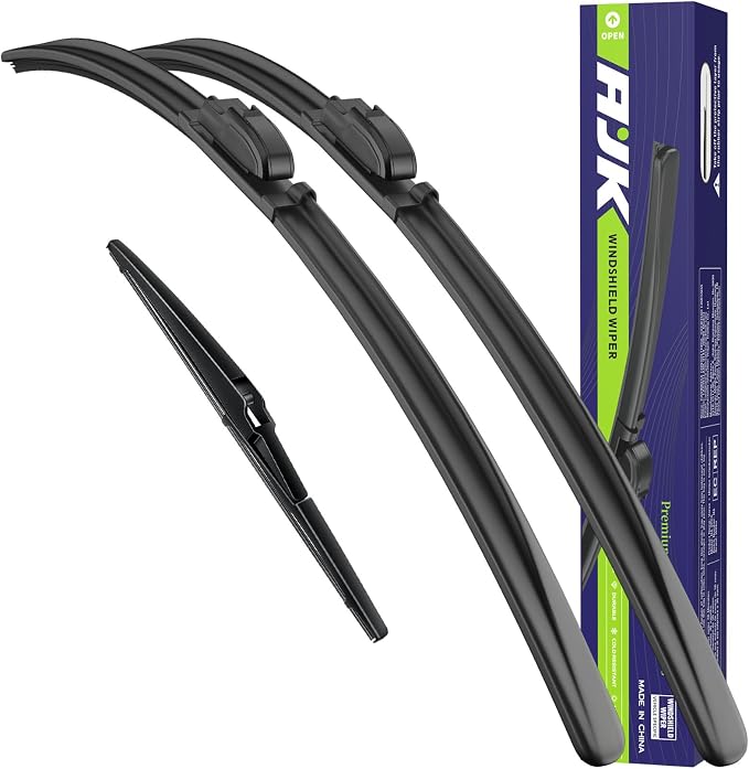AJK Wiper Blades for Hyundai Santa Fe 2007 2008 2009 2010 2011 2012, 2 Piece by AJK