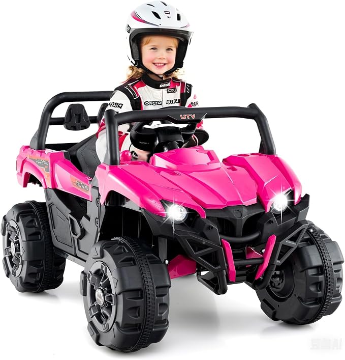 OLAKIDS 12V Ride on Car UTV, Battery Powered Off-Road Kids Electric Vehicles - Image 9
