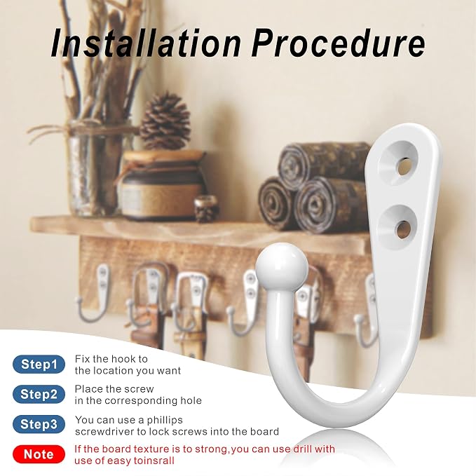 15PCS Coat Hooks - Image 2