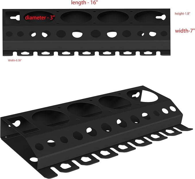 Bottle Storage Rack, Detailing Brush Organizer, Spray Bottle Storage Rack - Image 2