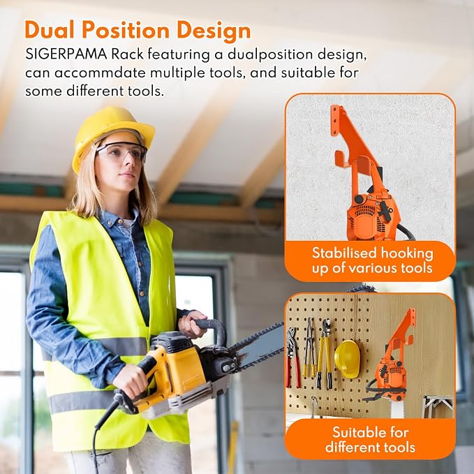 Chainsaw Hanger, Perfect Wall Mount Solution - Image 4
