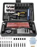 Tire Repair Kit, Universal Tire Patch kit to Fix Punctures and Plug Flats by AUTOWN