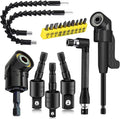 18Pcs Flexible Drill Bit Extension, Include 3Pcs Rotatable Socket Adapter 2Pcs by CIGOTU