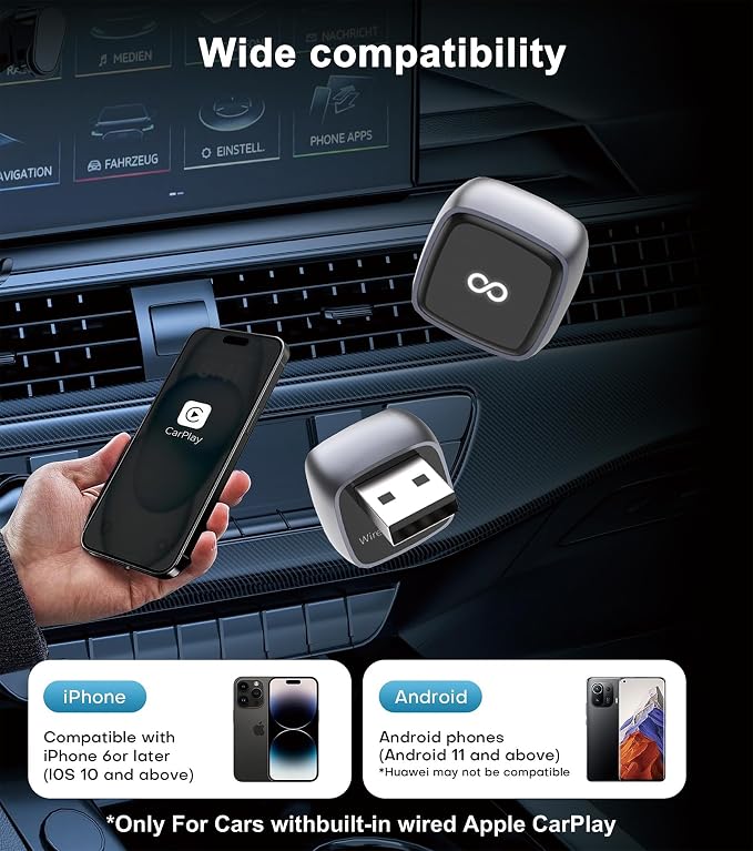 CarPlay Wireless Adapter, Compatible - Image 5