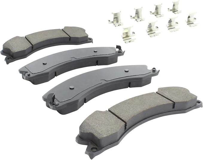 Premium Semi-Metallic Front Brake Pads Compatible - Image 2