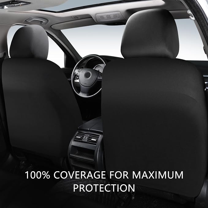 Car Seat Covers, Breathable and Waterproof Front Seat Covers, Luxury PU - Image 3