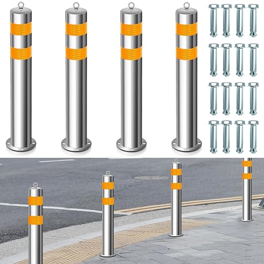 31.5 Inch Stainless Steel Bollard Post by Yaocom