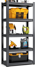TOPKEY 5-Tier Utility Shelves Garage Storage Shelves, Heavy Duty Metal Storage by Topkey