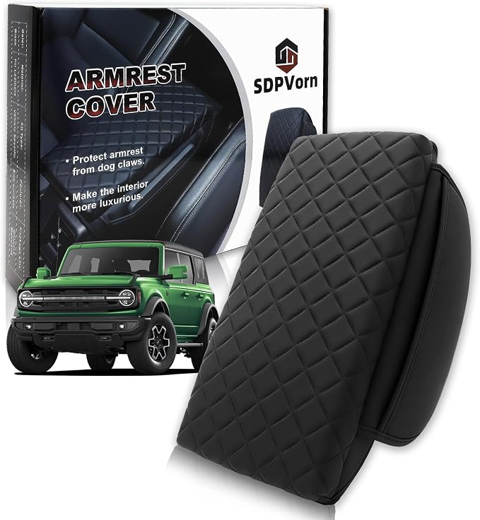 Armrest Cover for Ford Bronco 2021-2025 Center Console Pad by SDPVorn