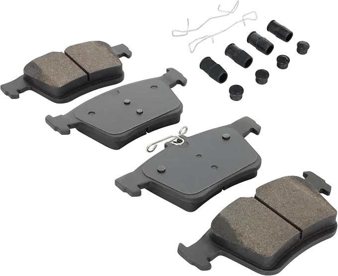 Premium Semi-Metallic Rear Brake Pads Compatible - Image 2