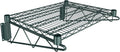 18" x 24" Green Epoxy Wire Wall Mount Shelf by Krollen+Industrial