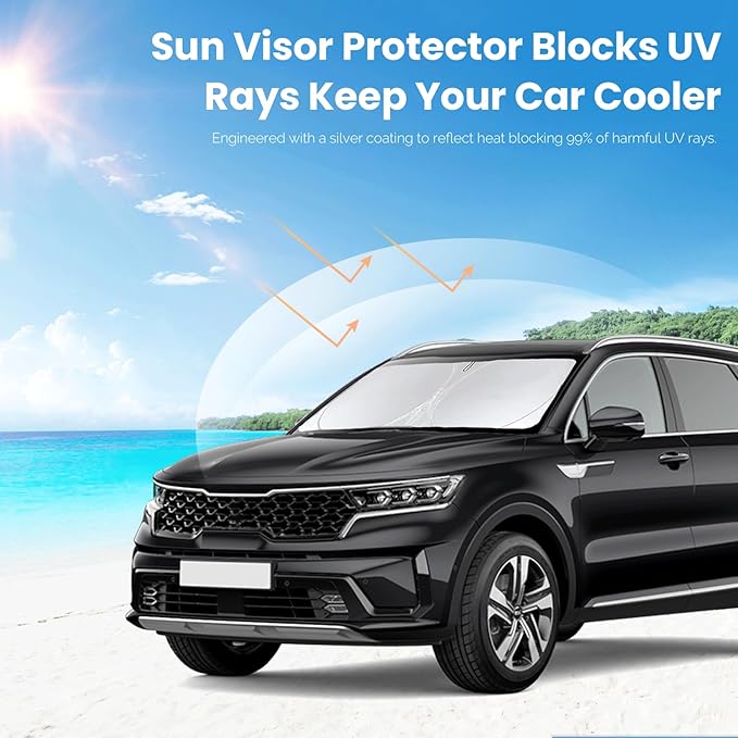 Custom Fit Sorento Windshield Sunshade - Image 5