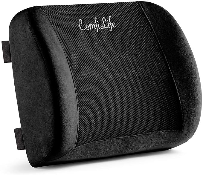 ComfiLife Lumbar Support Back Pillow Office Chair and Car Seat Cushion by ComfiLife