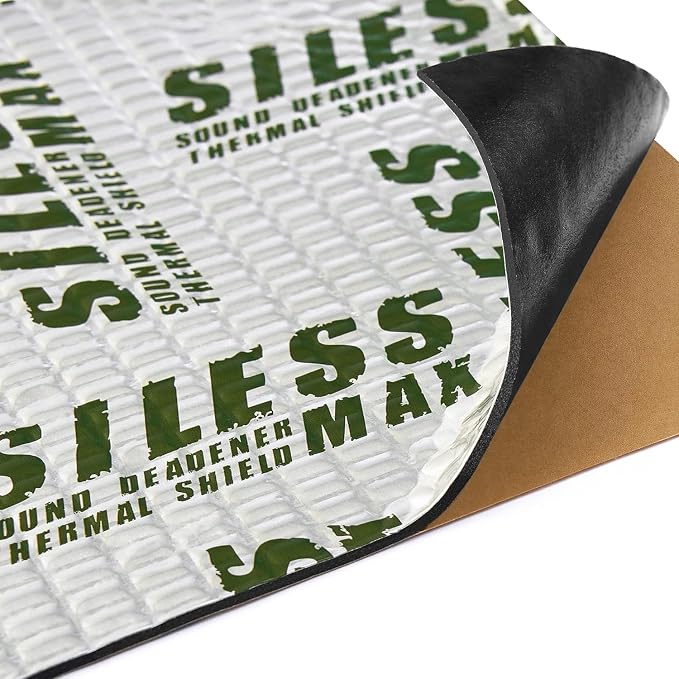 Siless Max 120 mil 6 sqft Car Sound Deadening mat by SILESS