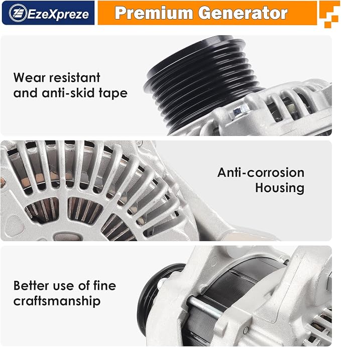 EZEXPREZE Alternator for Honda Accord 2.4L 2013 2014 2015 2016 2017 Automatic - Image 5